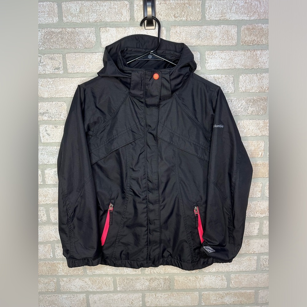 Girls Size 10/12 Columbia Omni Tech Interchange Pink/Blk Bugaboo Jacket - 0278